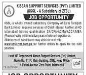 KSSL ZTBL Jobs 2024