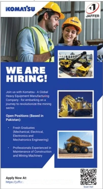 Komatsu Pakistan Pvt Limited Jobs 2024